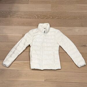 Uniqlo Women's White Packable Puffer, Size Sml